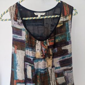 Dagg & Stacy silk sleeveless top